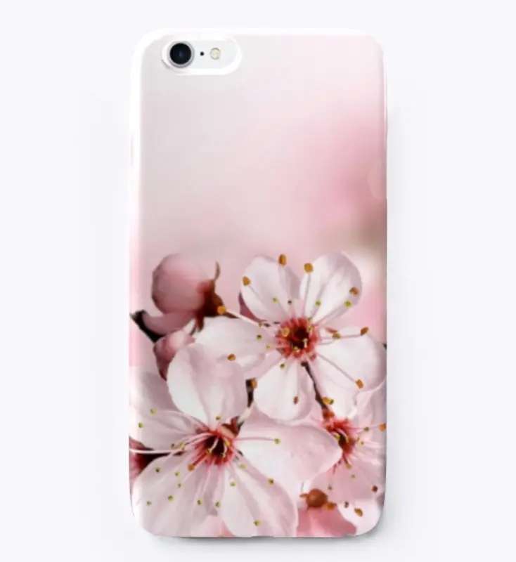 Pink delicate flowers design